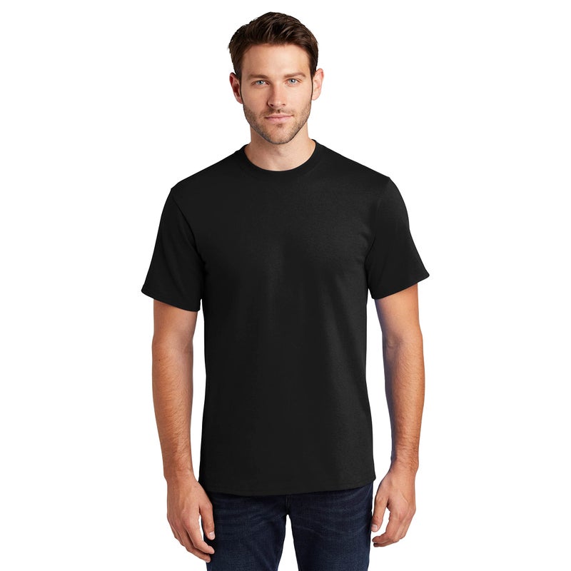 Clothe Co. Mens Heavyweight Cotton T-Shirt Plain Tee (Available in Big & Tall), Black, XL - Image 3
